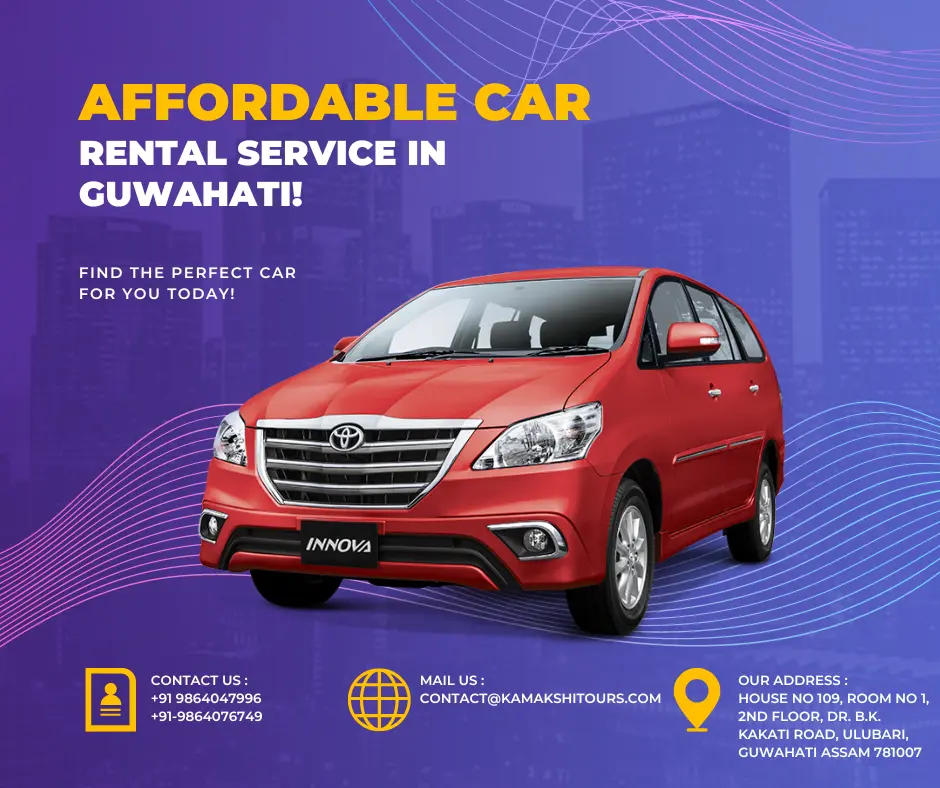 Car Rental Service In Guwahati Banner