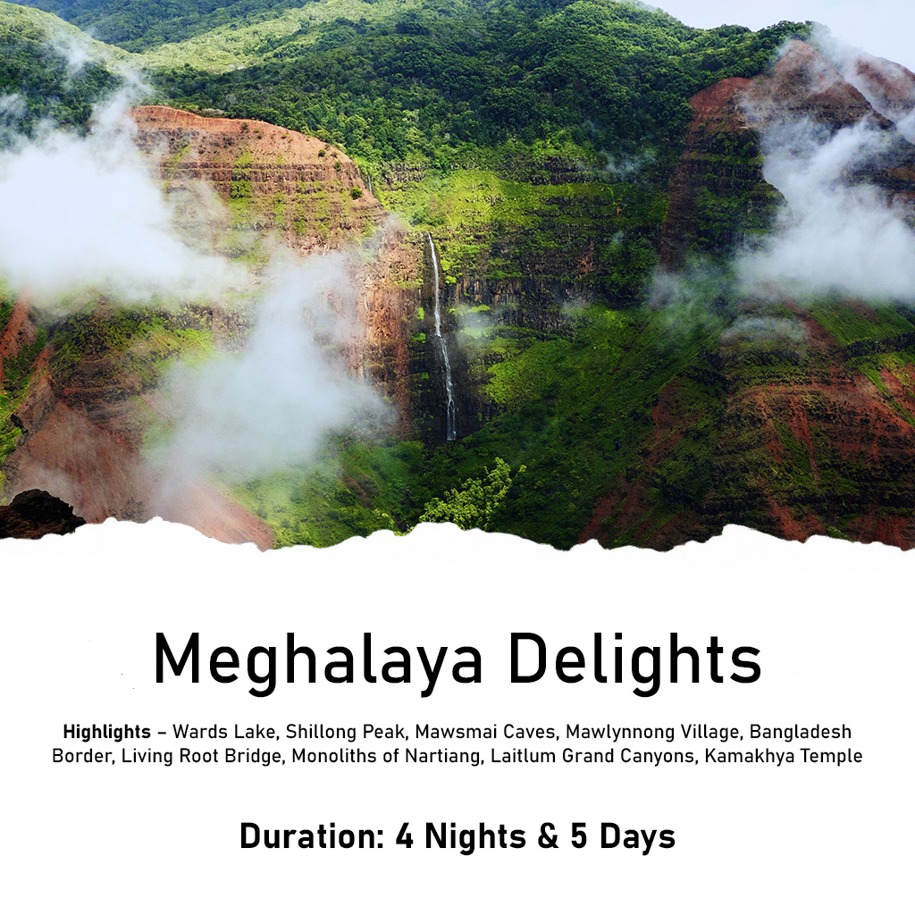 Meghalaya Delights (4 Nights - 5 Days) Feature Image Meghalaya Delights (4 Nights - 5 Days) Feature Image